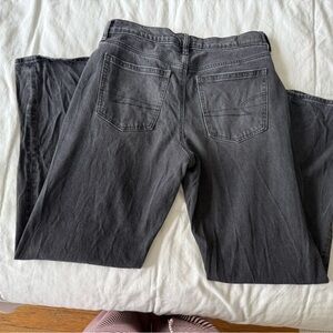 AE x The Ziegler Sisters Stretch High-Waisted Relaxed Straight Jean